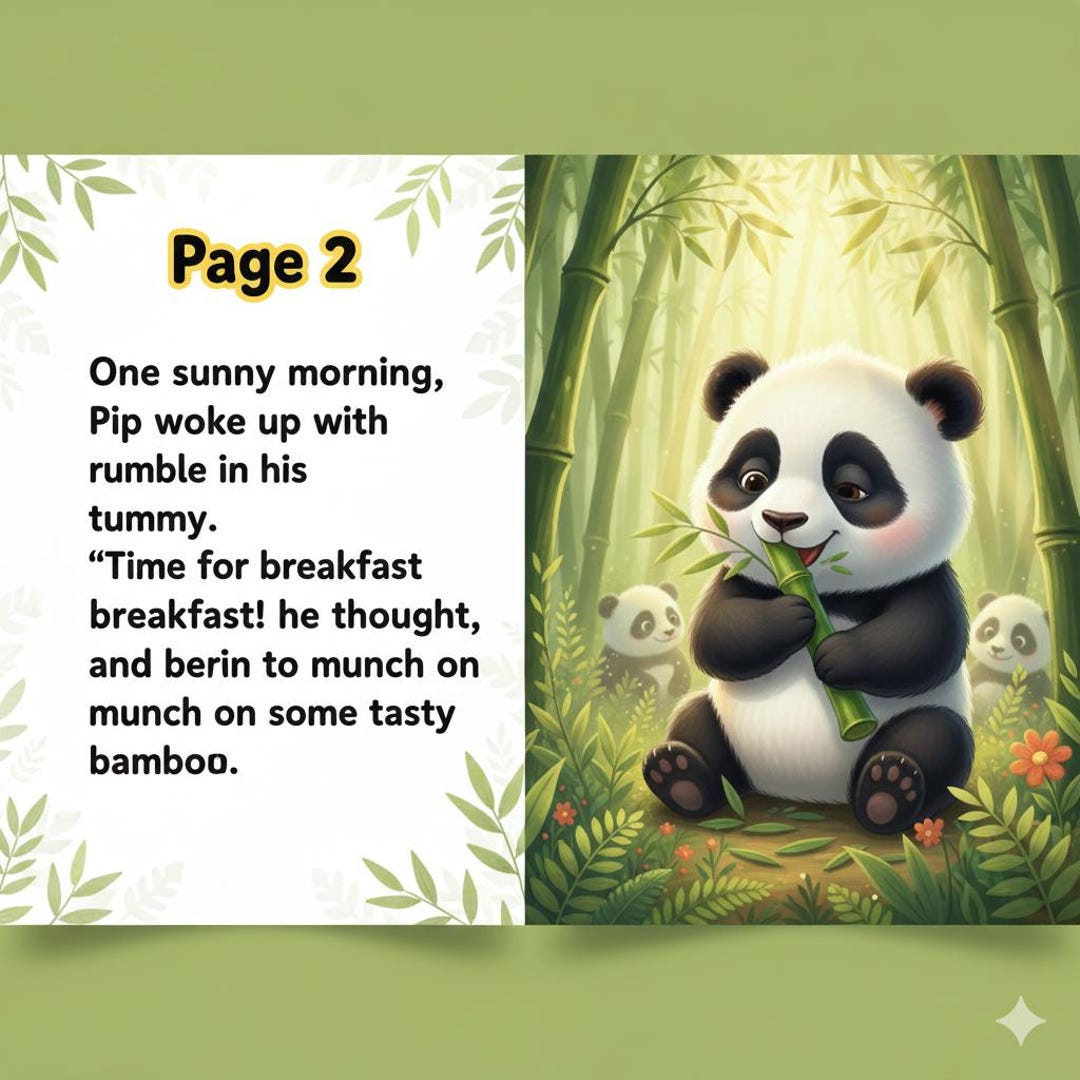 Panda Children’s Book • Cute Animal Storybook for Kids • Bedtime Story ...