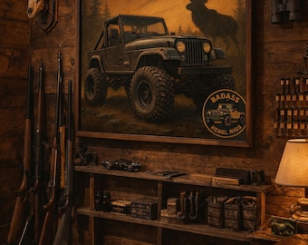 Diseños de pared de camiones clásicos de la serie Hunter de Badass Rebel Rigs