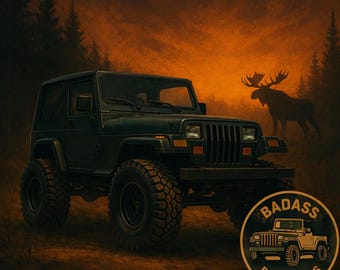 Diseños de pared de camiones clásicos de la serie Hunter de Badass Rebel Rigs / Láminas de diseño clásico