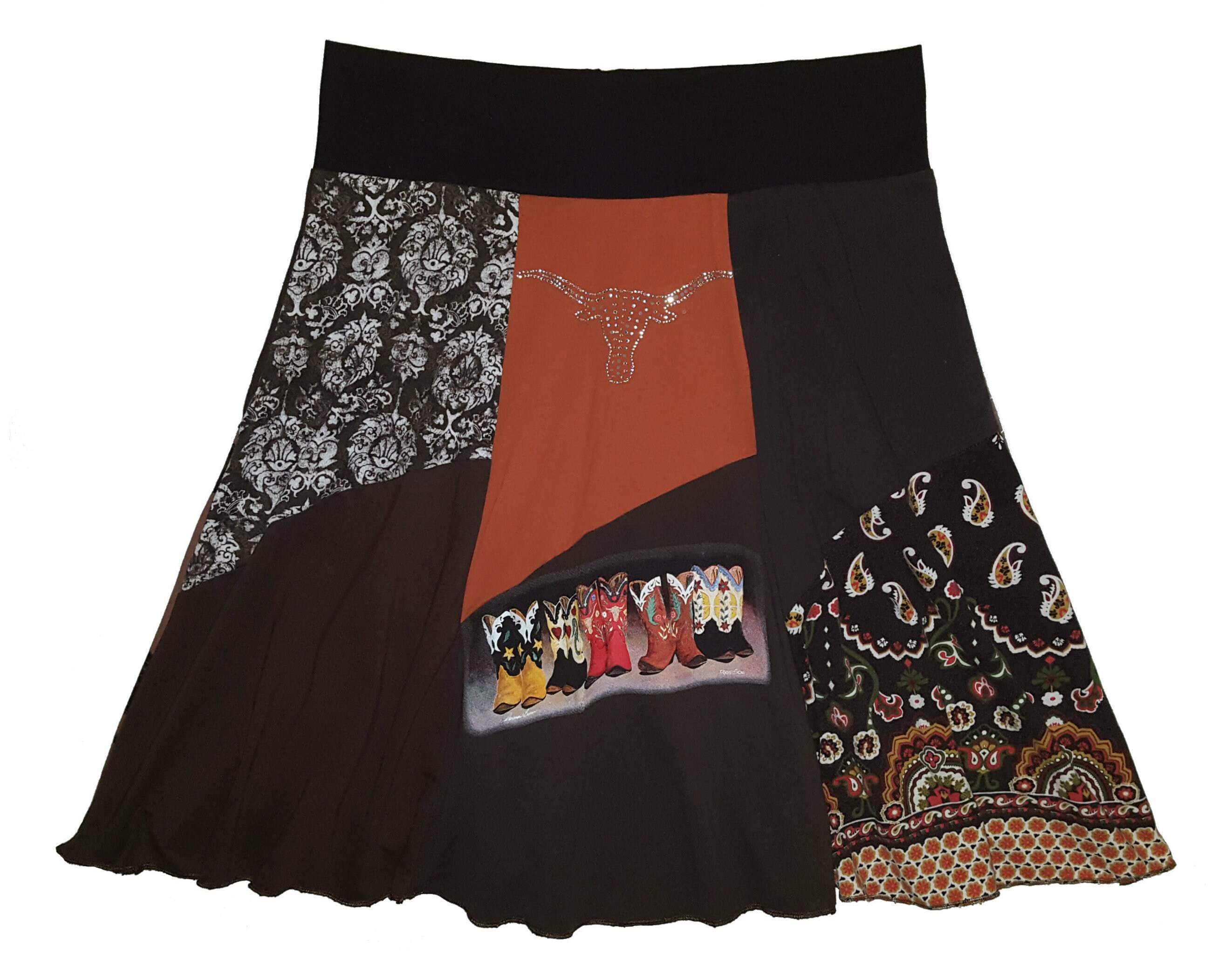 western style skirts plus size