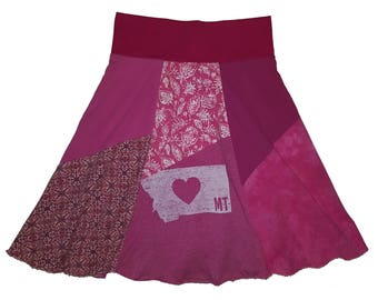 Montana Love T-Shirt Skirt Women's XS Small Size 0 2 Best Selling Etsy Shop Twinkle Skirts Twinklewear