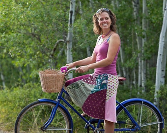 DIY Sewing Project Easy Women Medium Boho Hippie Skirt Kit Includes Pattern, Waistband and Instructions by Twinkle