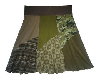 スカート Marithe + Francois Girbaud W CORDUROY LONG SKIRT brown Corduroy Skirt Women Midi Size | Corduroys Long Line Skirt