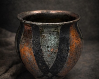 7 inch Raku Vase