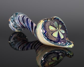 Dichroic Sparkle Inside-Out Color-Changing Glass Pipe – Thick, Durable