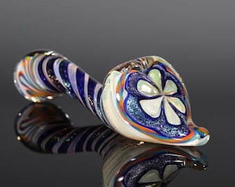 Dichroic Sparkle Inside-Out Color-Changing Glass Pipe – Thick, Durable