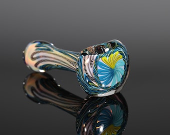 Handblown Inside-Out Color-Changing Glass Pipe – Thick, Durable