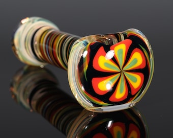Handblown Inside-Out Color-Changing Glass Pipe – Thick, Durable