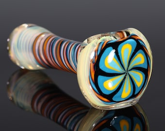 Handblown Inside-Out Color-Changing Glass Pipe – Thick, Durable