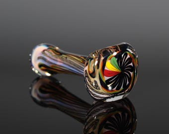 Handblown Inside-Out Color-Changing Glass Pipe – Thick, Durable