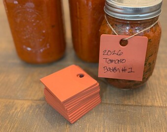 Reusable Canning Labels for Mason Jars, Preserves, and Pantry Organization