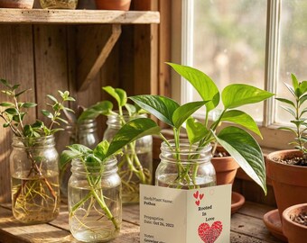Printable Propagation Cards – Foldable Cards or Gift Tags for Plant Lovers
