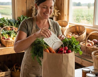 Farm-Inspired Thank You Cards | Printable Gratitude Notes for CSA Farms and Small Businesses