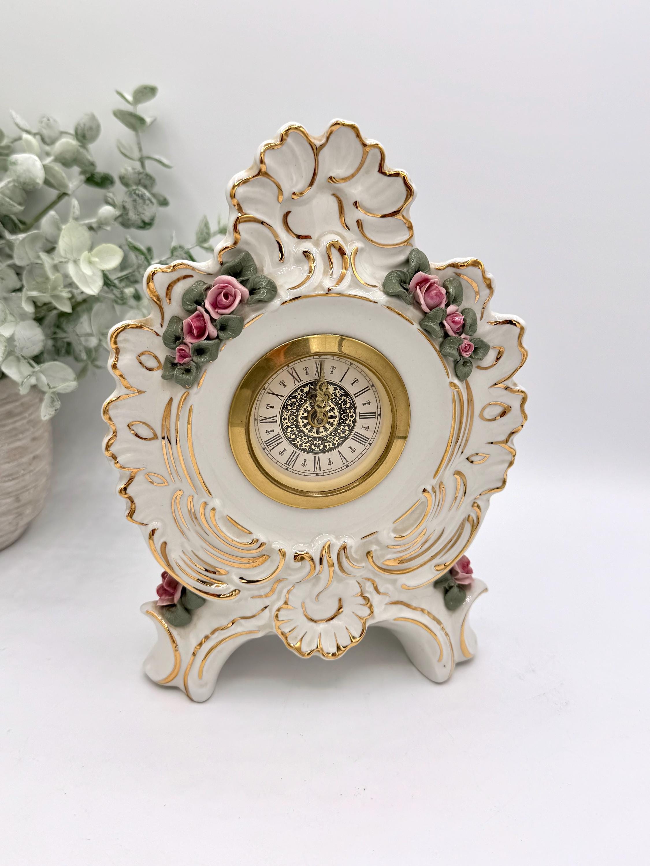 Dresden Porcelain Clock - Etsy