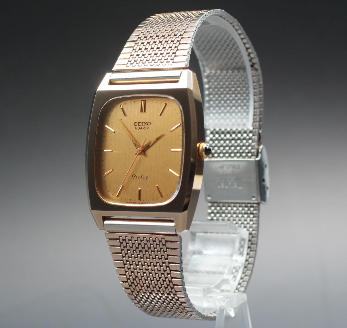 SEIKO Dolce Tank クォーツ時計 Seiko dolce tank watch - Etsy 日本