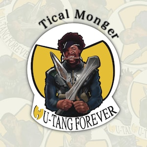 Tical Monger - Adhesivo laminado impermeable de alta calidad con diseño original