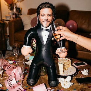 Custom Face Inflatable Doll – Personalized Gag Gift, Bachelor Party Prop