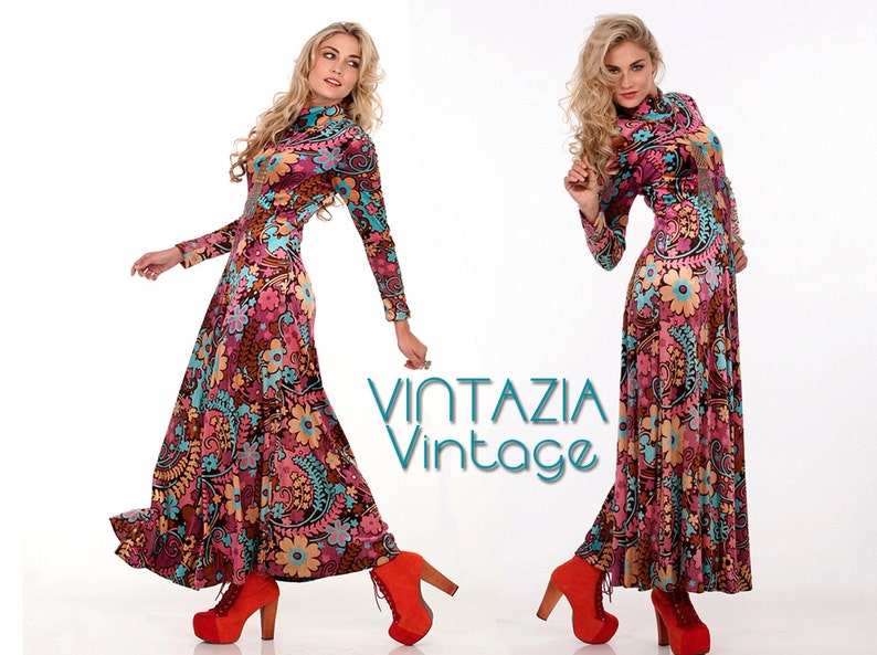 70s boho dress