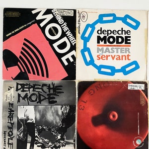 DEPECHE MODE lot of 6 12 Maxi Singles Vinyl Records Rare Disco Deejay Remixes People are People, Master and Servant more Lot 043 image 1