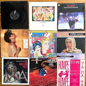 Alternative New Wave Deejay Vinyl Record Lot of 11 (#067 | KROQ hits | Josie Cotton Johnny are you Queer | Frankie Goes to Hollywood + More!