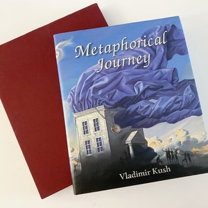 Metaphorical Journey by Vladimir Kush Artist Signed Collectors Book Hard Case / Sleeve ©2002 Modern Surrealist Art Design image 2