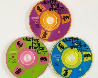 006) "Electric Lady Studios, A 25 Year History" Set of 3 ROCKLINE Radio Show CDs | Rare! | Set of 3 | 1995 | Syndicated Radio Show |
