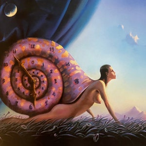 Metaphorical Journey by Vladimir Kush Artist Signed Collectors Book Hard Case / Sleeve ©2002 Modern Surrealist Art Design image 1