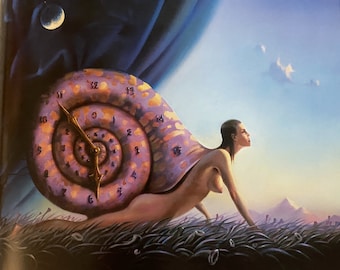 Metaphorical Journey by Vladimir Kush | Artist Signed Collectors Book + Hard Case / Sleeve | ©2002 | Modern Surrealist Art + Design