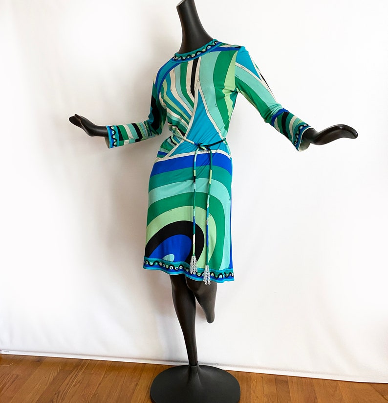 Rare MOD Vintage 60s Emilio Pucci Dress 