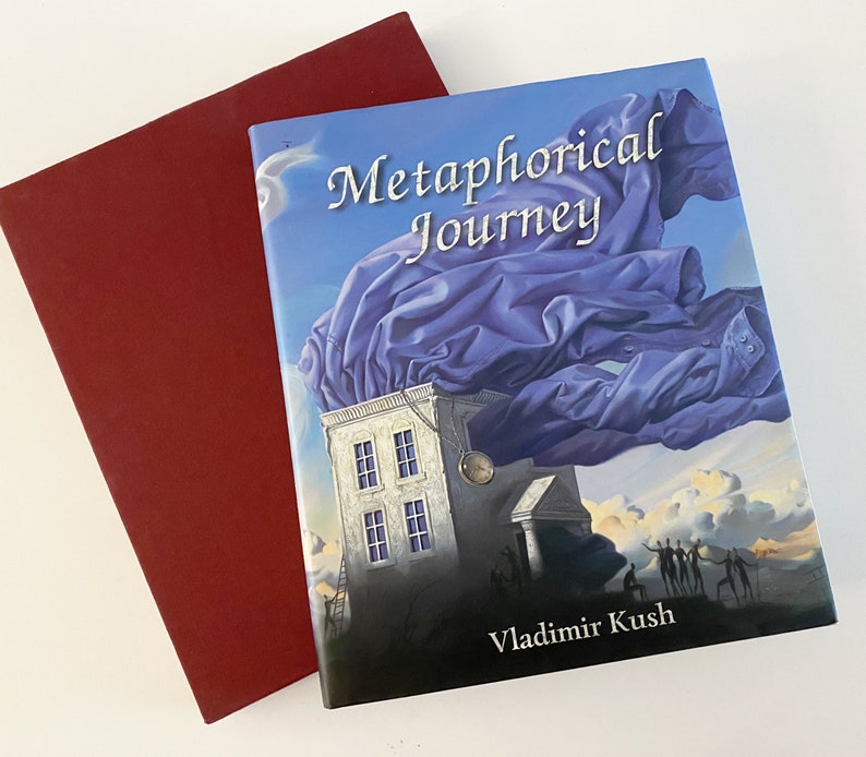 Metaphorical Journey by Vladimir Kush Artist Signed Collectors Book Hard Case / Sleeve ©2002 Modern Surrealist Art Design image 2