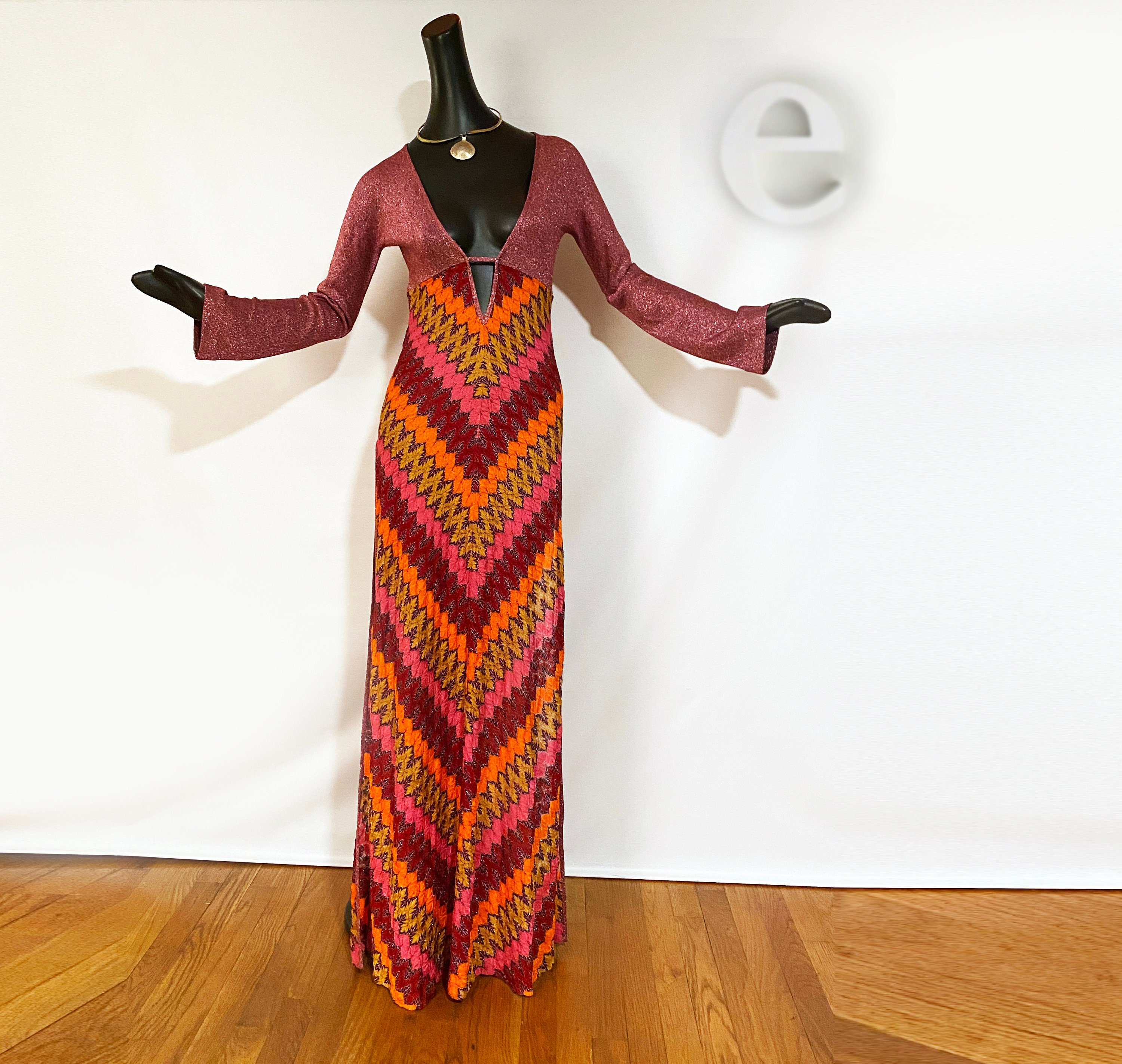 Missoni top pink dress