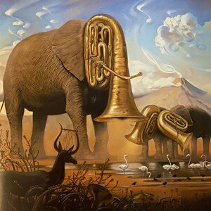 Metaphorical Journey by Vladimir Kush Artist Signed Collectors Book Hard Case / Sleeve ©2002 Modern Surrealist Art Design image 9