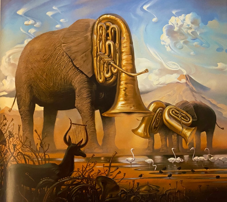 Metaphorical Journey by Vladimir Kush Artist Signed Collectors Book Hard Case / Sleeve ©2002 Modern Surrealist Art Design image 9