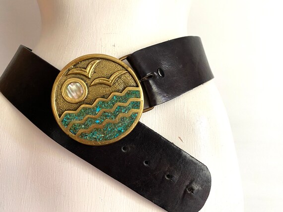 RARE vtg 60s 70s Hippie Belt! | Unisex Hippie Boh… - image 5