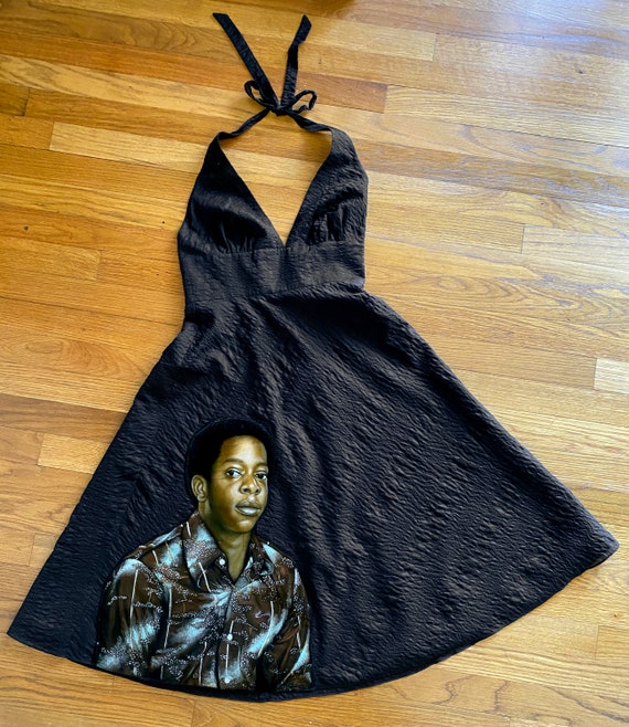 70s disco halter dress Vintage 