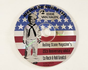 010) RARE Eddie Van Halen Rolling Stones 30th Birthday ROCKLINE CD  | 1992 | Music + Interview Syndicated Rock Radio Show Music Industry