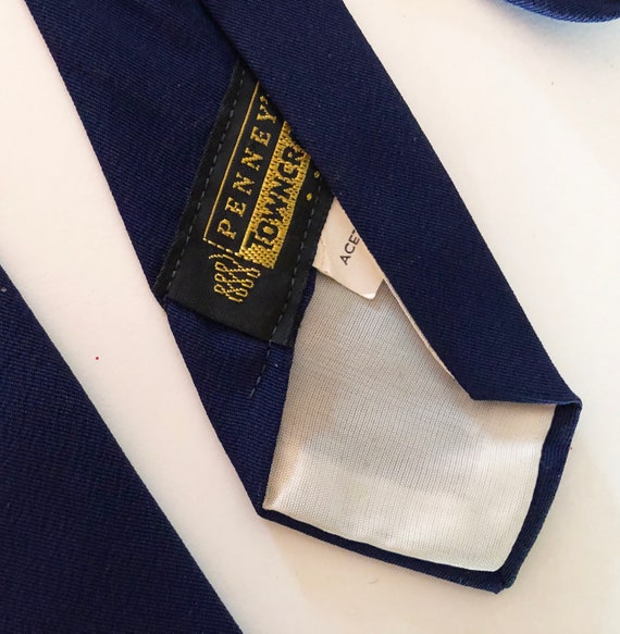 Vintage 50s Necktie with Painted Fish / Bass | Na… - image 6