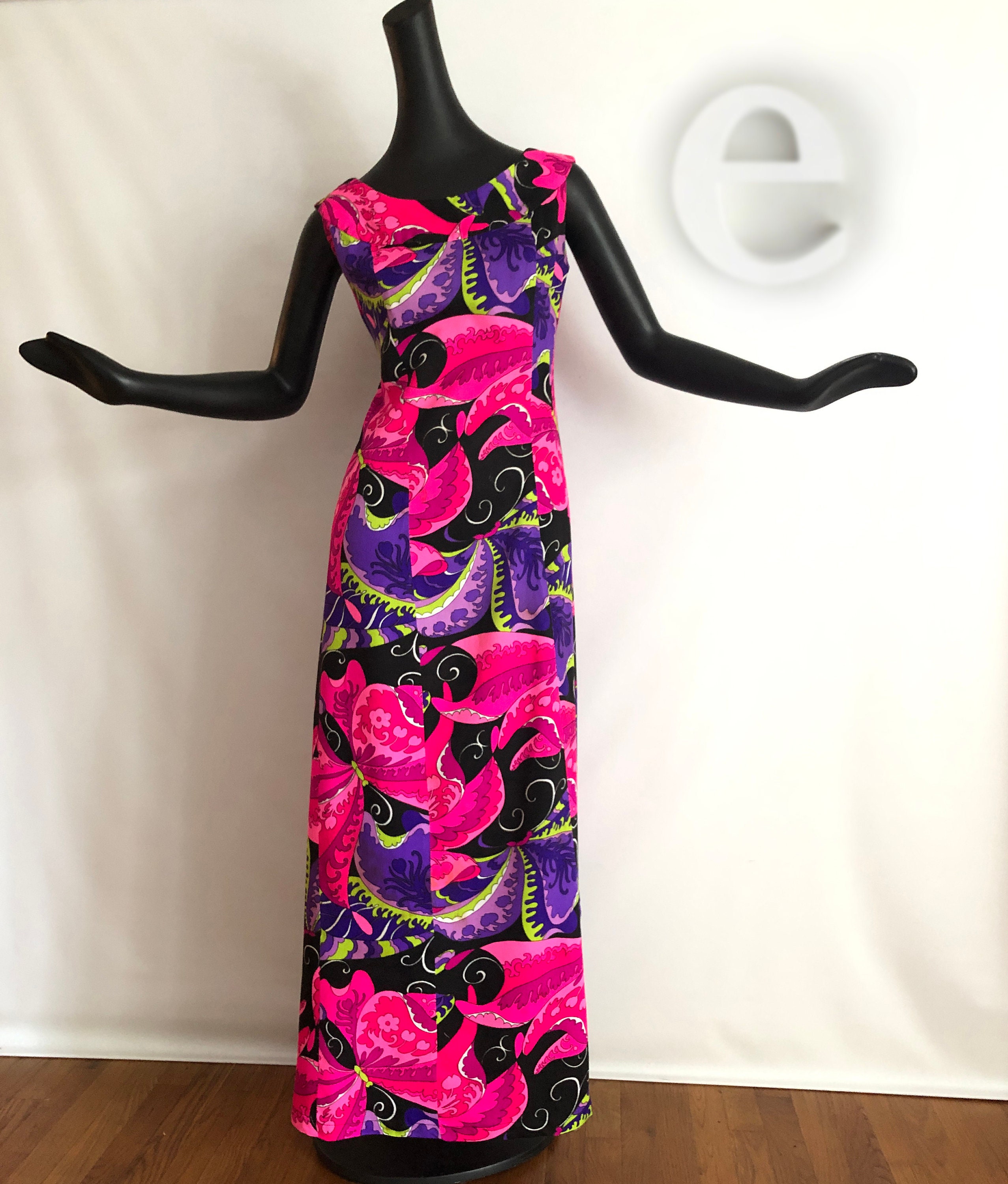Peter Max Dress - Etsy