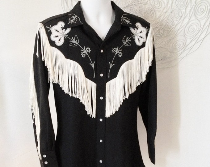 Rockabilly H Bar C Vintage 1950s 50s Fancy Men's Cowboy - Etsy