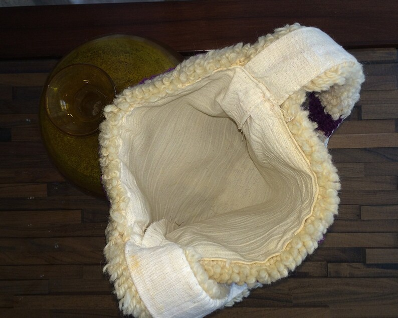 MOD Vintage 70s Shag Rug Purse Hippie Boho Shoulder Bag Etsy