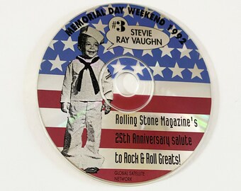 009) RARE Stevie Ray Vaughn Rolling Stones 30th Birthday ROCKLINE CD  | 1992 | Music + Interview Syndicated Rock Radio Show Music Industry