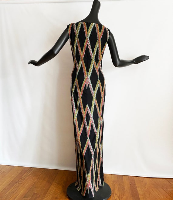 Pauline Trigière Vintage Maxi Dress • 60s MOD Sex… - image 3
