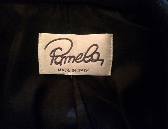 MOD Ruffled Black Cropped Jacket Vintage 1960s Ra… - image 5