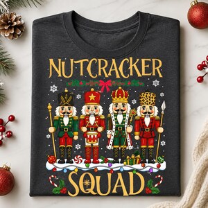 Nutcracker Squad PNG, Merry Christmas PNG, Funny Nutcrackers Png, Christmas Pajama Png (Digital Download)