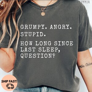 Comfort Colors® Grumpy Rocky Quote Shirt, Sci-Fi Bookish, Project Hail Mary Inspired Shirt, Funny Tee, Nerd Reader Gift, Sci-Fi Fan T-Shirt