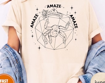 Comfort Colors® Amaze Amaze Amaze Shirt, Science Humor Shirt, Funny Space Quote Tee, Nerd Gift, Geek Graphic Tee, Minimal Aesthetic Shirt