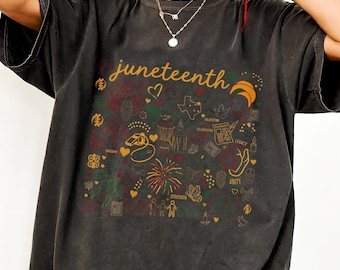 Juneteenth Comfort Color, Remembering My Ancestors Juneteenth , Black History Apparel, African American Outfit, gift for her