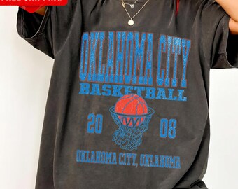 Oklahoma City Basketball Shirt, Basketball Game Day T Shirt, Oklahoma City Basketball Fan Tee Gift, O.K.C Basketball