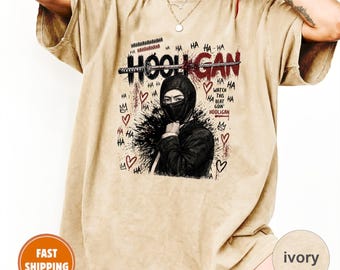 Comfort Colors Hooligan Shirt, Kpop  Arirang Hooligan Shirt, Cute Kpop Gang Graphic Tee, Cartoon Character Aesthetic Gift for Fans