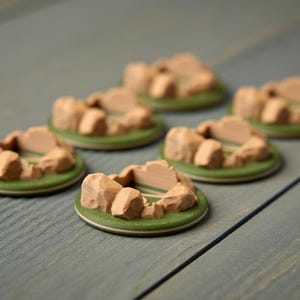 MTG Earthbending Dice Counter Markers (Green Base) - Avatar Magic +1/+1 image 18